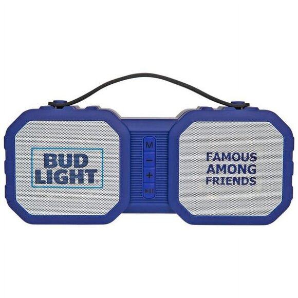 Bud Light Waterproof Rugged Bluetooth Phone Holder Speaker NIB READ - Picture 9 of 9
